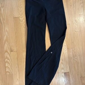 Black Lululemon Reversible Yoga Pants